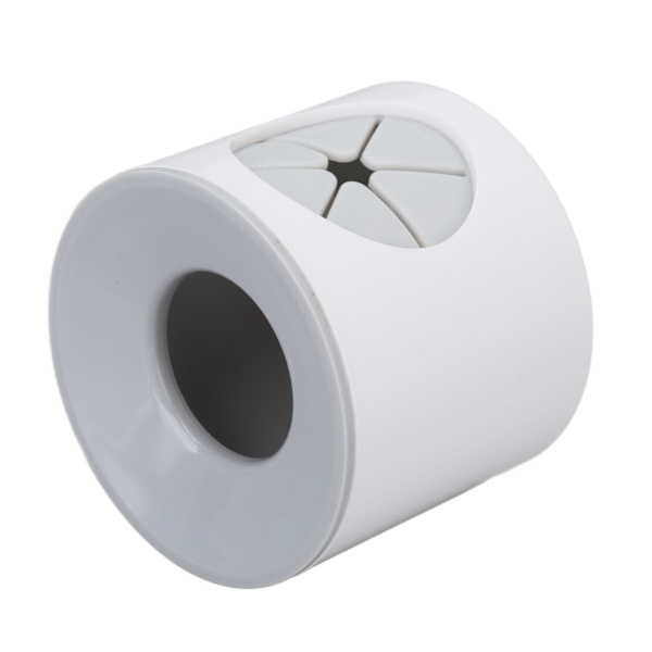 Elektrisk tandborsthållare Stansning gratis grå bas Plast Minimalistisk linje Ventilationsdesign Väggtandborsthållare
