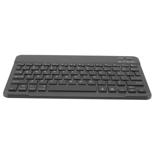 Mini trådløst tastatur, bærbar mini trådløs RGB-baggrundsbelyst, nem tilslutning, bærbart tastatur til telefon, tablet, bærbar computer, sort