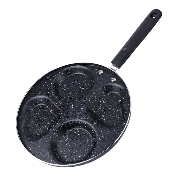 Multifunktionel firehuls morgenmadsstegning pande non-stick stegepande køkkenredskaber 24,5 cm