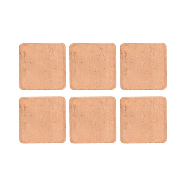 100 st kylfläns kopparplatta koppar termisk platta för stationär bärbar dator IC-chip grafikkort CPU VGA RAM VRAM PS5 M.2 SSD 20x20x0.8mm