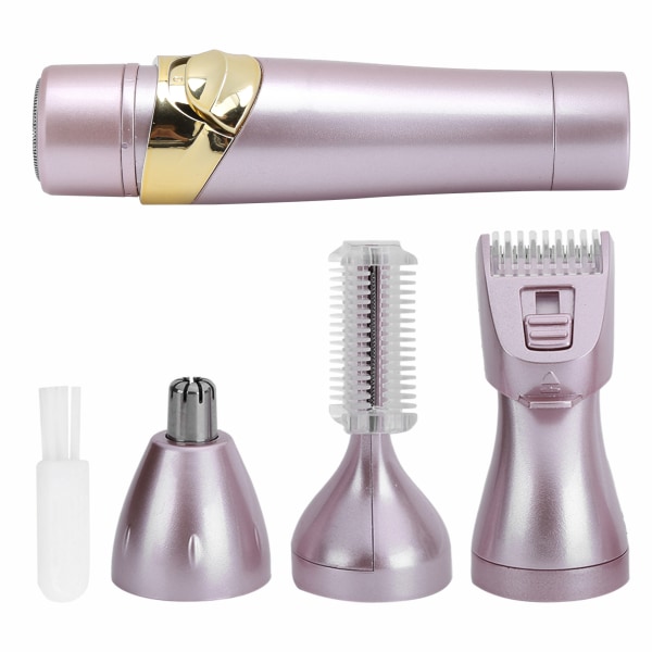 4 i 1 multifunktionell hårrakapparat för kvinnor Epilator Bärbar ögonbryns näshårtrimmer