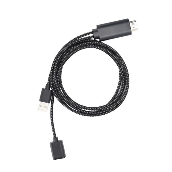 HD TV-kabel USB til HD Multimedia Interface-konverterkabel til Android / IOS-system sort