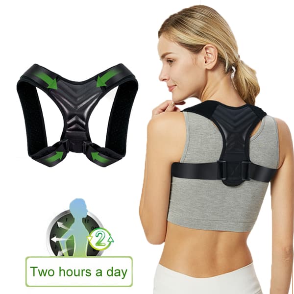 Justerbar Posture Corrector Stöd Rygg Rätare Rygg Axel Lumbar Posture Korrigering
