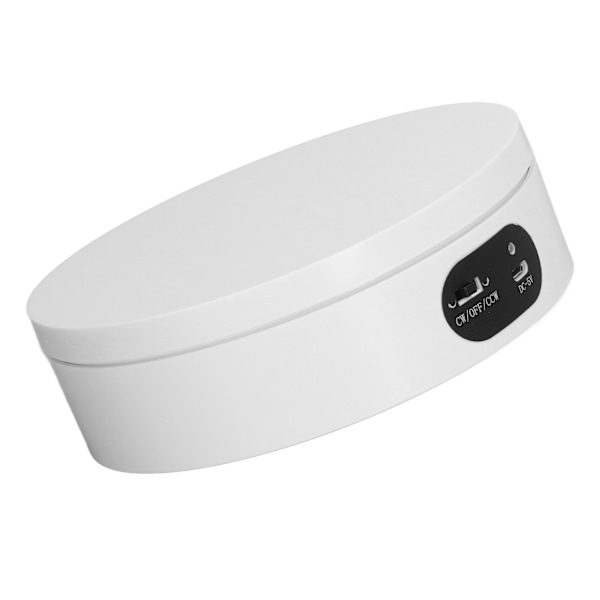 Roterende displaystativ Hvit epoksyharpiks Blinkende motorisert roterende displaystativ Automatisk stum Tumbler Cup Turntable