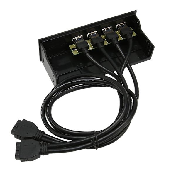 USB3.0 Hub Frontpanel 5Gbps 4 Porte 19pin Optisk Drev Frontpanel til 5,25 Tommer PC Computer Kabinet