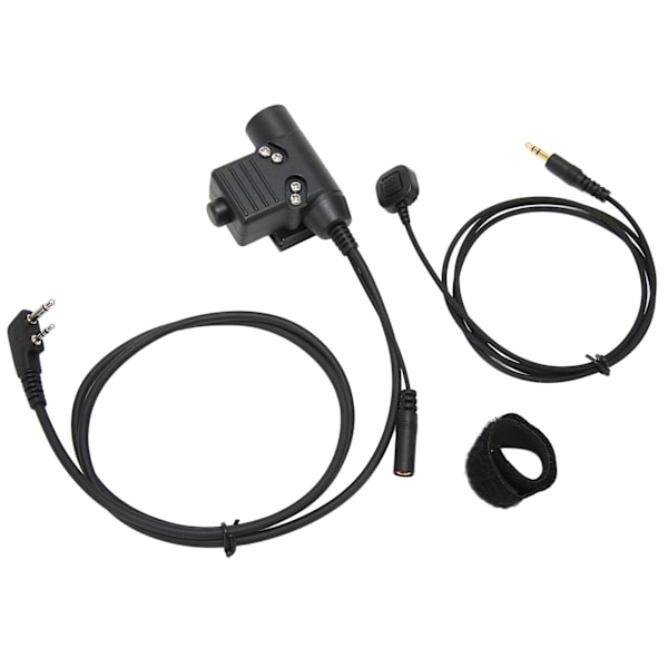 Militær Headset Adapter Clear Voice Bærbar Push to Talk Headset-stik Udskiftning til ICOM V8 V80 V82