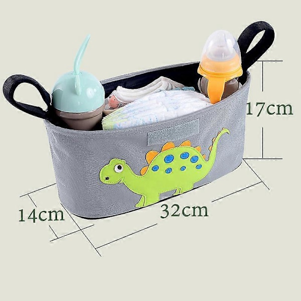 1 st (öppen typ - blåval, ca 32x14x17cm) Multifunktionell Babyflaska Vattenkopp Mammaväska Barnvagn Förvaring Hängande Väska, Barnvagnsorganisatör