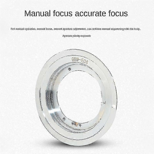 Qbm-eos Linseadapterring For Rollei Qbm Linse Til Canon Eos