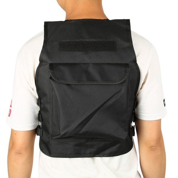 Nylon CS Game Molle Plate Carrier Body Armor Liivi lapsille (musta)
