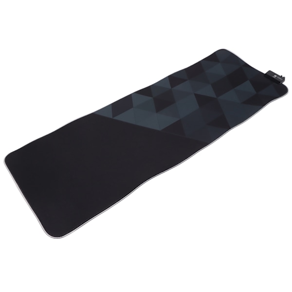 RGB Musmatta Anti Slip Botten Färgglad Belysning USB-driven Multifunktionell Överdimensionerad Design Skrivbordsunderlägg för Hemmet
