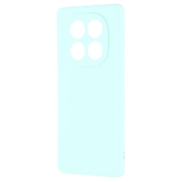 Bulk Køb Kompatibel med Xiaomi Redmi Note 14 Pro 5G Etui Lige Kanter Blød TPU Mat Telefonbagside LightBlue