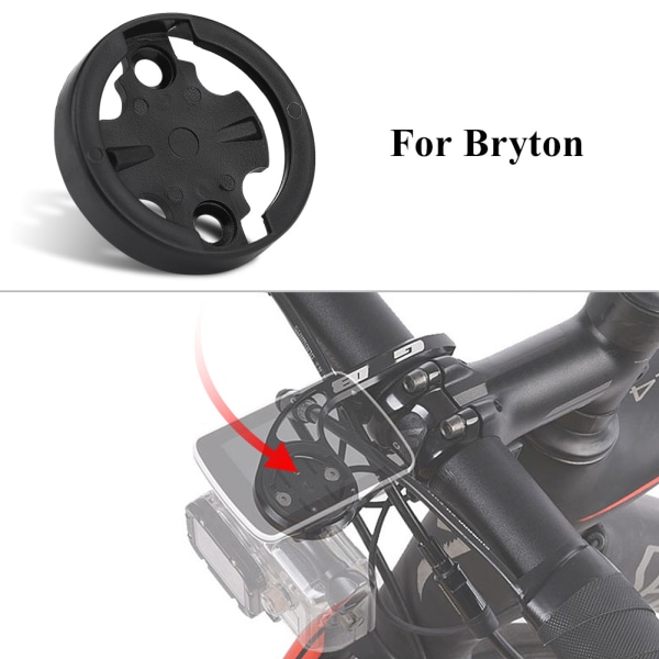 1 kpl muovinen polkupyörän polkupyörätietokoneen jatkokiinnitys muuntimen sovittimen alusta Brytonille