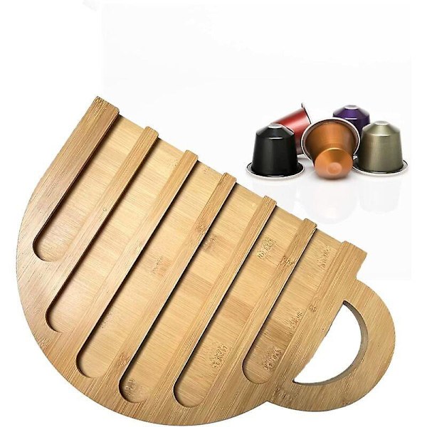 Kapselhållare, Självhäftande Kapselförvaring, 36x Kaffekapseldispenser, Kaffepodsförvaring, Utrymmesbesparande Väggmontering, Roterande Kapselförvaring Com