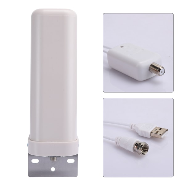 Utomhus HD digital-TV-antenn 4K 1080P ATSC med förstärkartillbehör