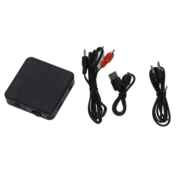 Bluetooth 5.0 Stereo Audioadapter 2 i 1 Multifunktions Audio Transmitter Modtager til PC Bil TV Hovedtelefoner
