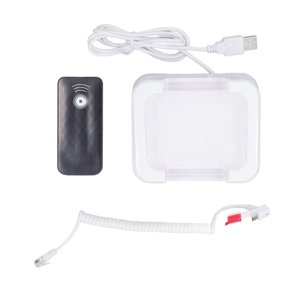 Stöldskyddslarm Display Stativ 95-120dB Infraröd fjärrkontroll för mobiltelefon Tablet Bärbar MP4 Typ C-kontakt