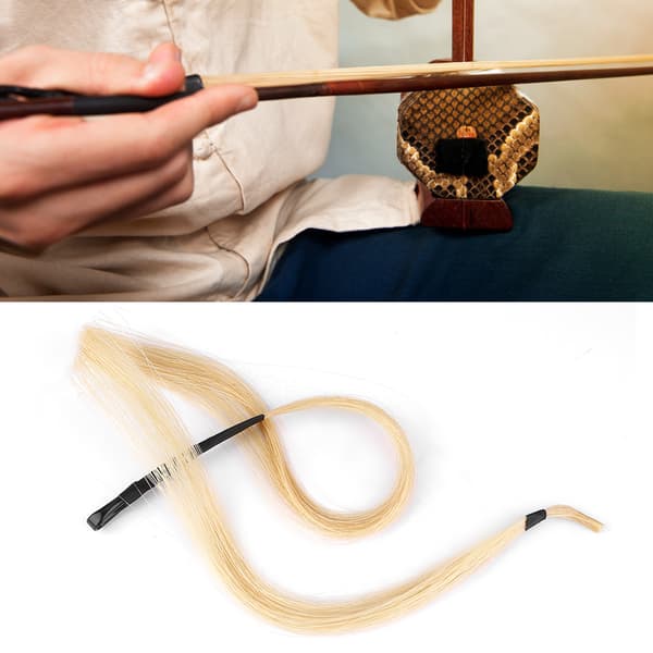 BY304 Holdbart Hestehår Erhu Buehår Tilbehør til Violin Viola Cello Instrumenter