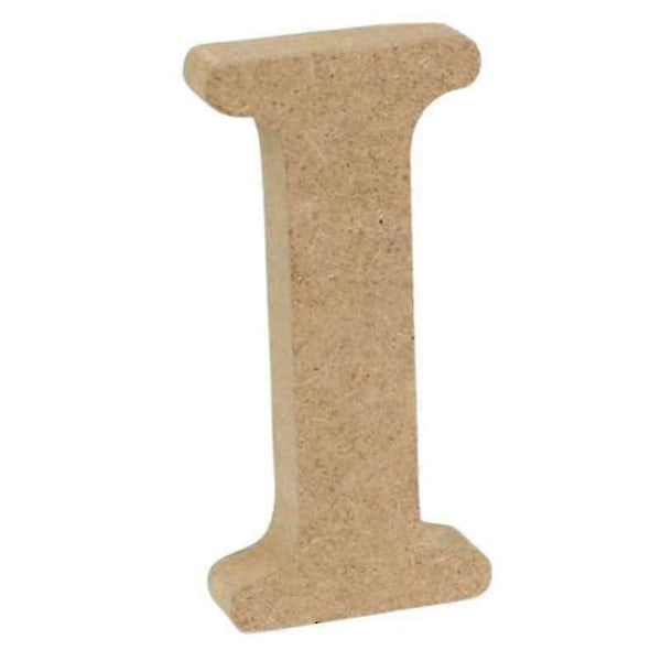 Dejlig Engelsk Bogstavformet Statue Dekor Håndlavet Godt Udskåret Mdf Statue Model Til Hjemmet-zzy I