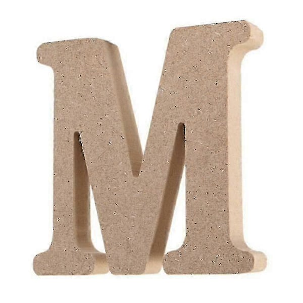 Dejlig Engelsk Bogstavform Statue Dekor Håndlavet Godt Udskåret Mdf Statue Model Til Hjemmet-zzy M