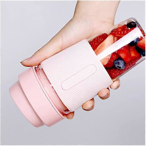 Bærbar Blender Lille, Personlig Mini Blender Til Shakes Og Smoothies, USB Genopladelig