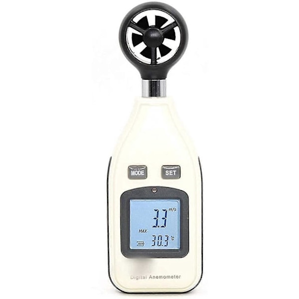 Digitalt vindmåler værktøj Mini vindmåler Vindtemperatur Vindmåling
