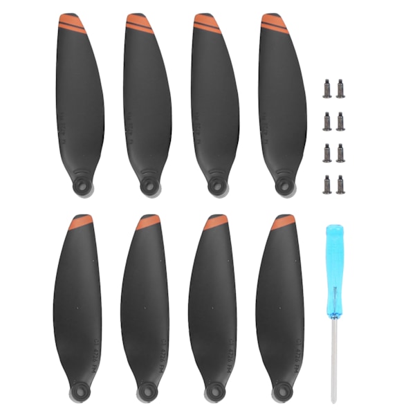 2 par propeller reservedele reservedele drone tilbehør passer til DJI Mavic Mini 2Orange Edge