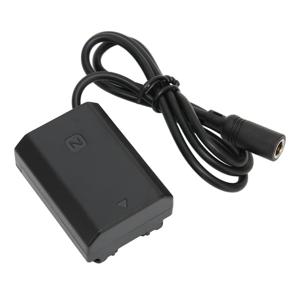 FZ100 Dummy Batteri DC-kobler Strømadapter Kompatibel med A7c A7R3 A7s3 A7R4 A7M4 7RM3 A6600 A9M2 FX3 100‑240V