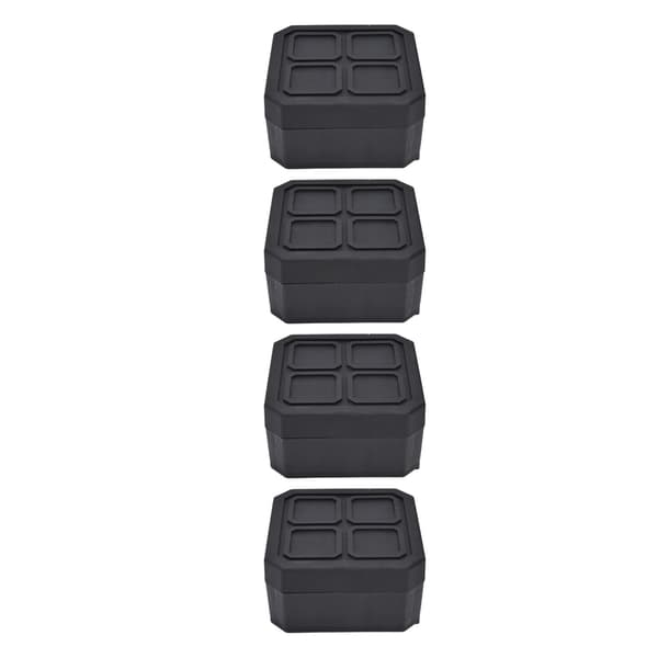 4-pack stolsbensskydd fyrkantiga halkfria möbelbensskydd i gummi för hemmet sovrum