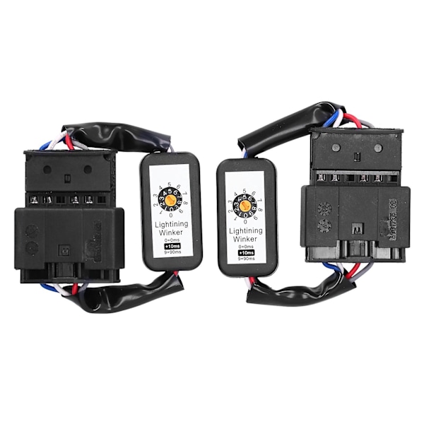 Par LED Baglygter Dynamisk Blinklys Adapter Ledningsnet Blinkmodul Kit Passer til X3 G01 G08 X3M F97 2018+
