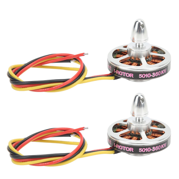 2 st 5010 360KV RC borstlös motor Multi Axes Aircraft Motor för RC Quadcopter Multicopter Drone