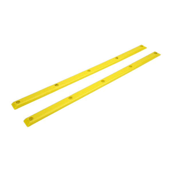 Rib Bones Rails Slidstærke Holdbare Stabile Fleksible Blankt Udseende Longboard Rails Ribs BonesGul