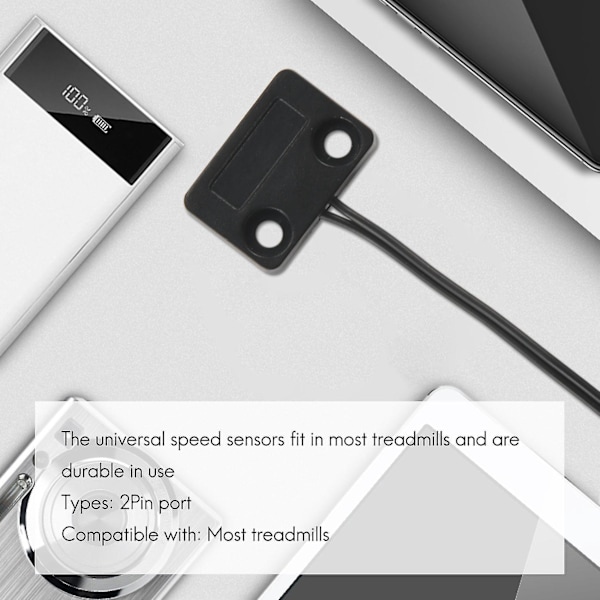 Løbebånd Hastighedssensor Kabel 2 Pin Lyssensor Tachometer Magnetisk Induktions Hastighedssensor til Løbebånd Reservedele-B7