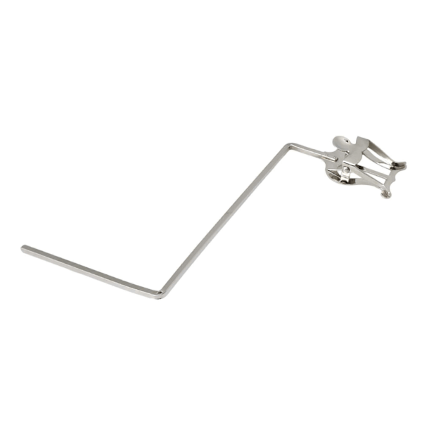 Sølv Metal Tuba Marching Lyre 3 Vertikale Tangenter Musikark Klips Holder
