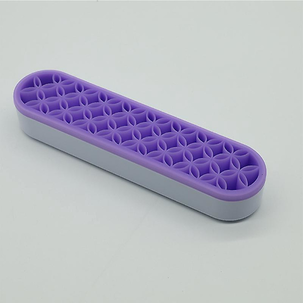 Skrivebords Opbevaringsboks Silikon Makeup Pensel Holder Organisering