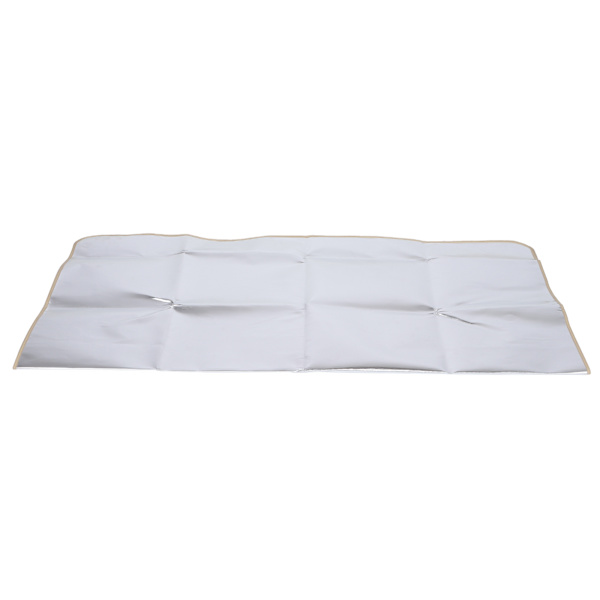 Kvadratisk eldgropmatte for plenbeskyttelse Brannisolasjonsmatte for grill 60x60 tommer