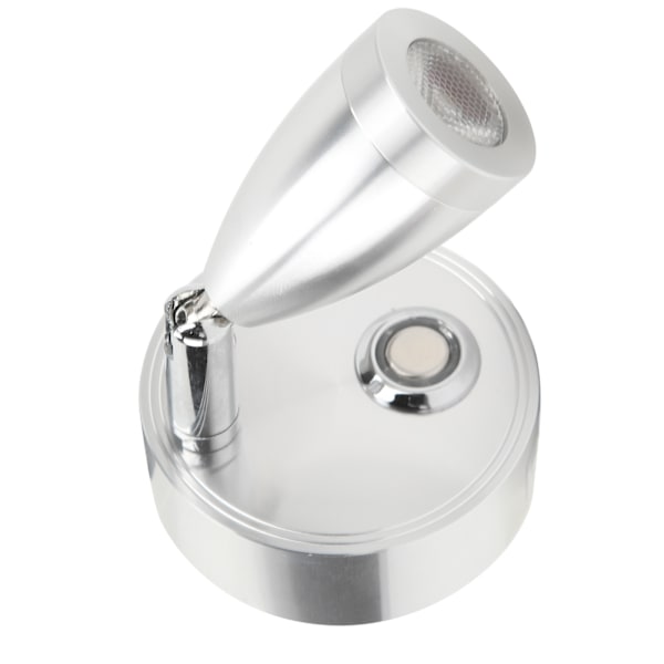RV Leselampe LED Innendørs Sengelampe Båt Yacht 3 Justerbar Lysfarge Touch Lampe DC10 til 30V Sliver