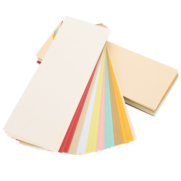 100 stk metallisk skimmerpapir, perfekt for håndverk, invitasjoner og scrapbooking