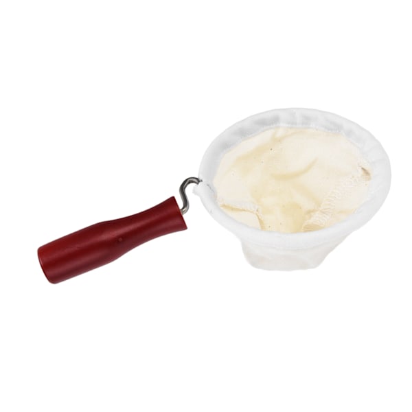 Flanellkaffefilter Kallbryggkaffe Silpåsar Återanvändbara med Handtag för Handdropp 86mm Innerdiameter