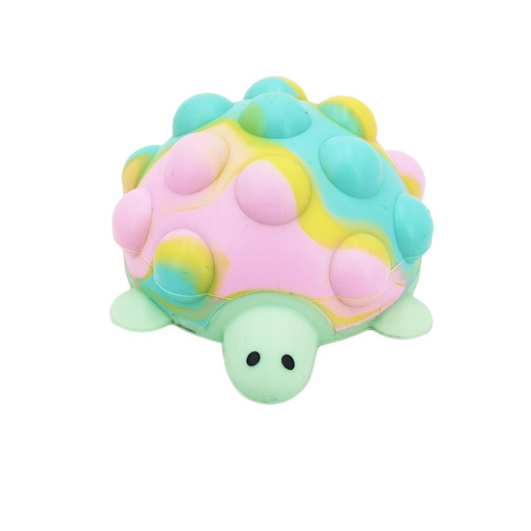 Tryk Boble Bold Cartoon Turtle 3D Stress Bold Silikon Sensorisk Dekompression Legetøj Angst Relief Legetøj til Børn Voksne