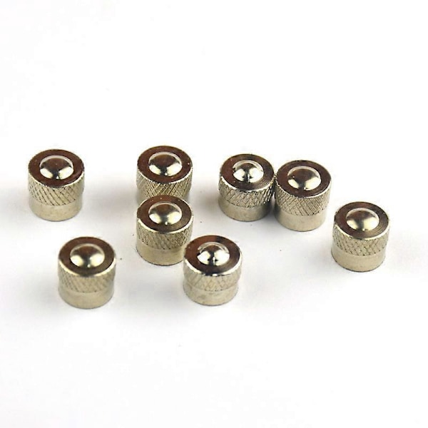Ventilhattar i aluminium, dammskydd för bil, däckventilsdammskydd, 30 stycken, 9*8,2 mm