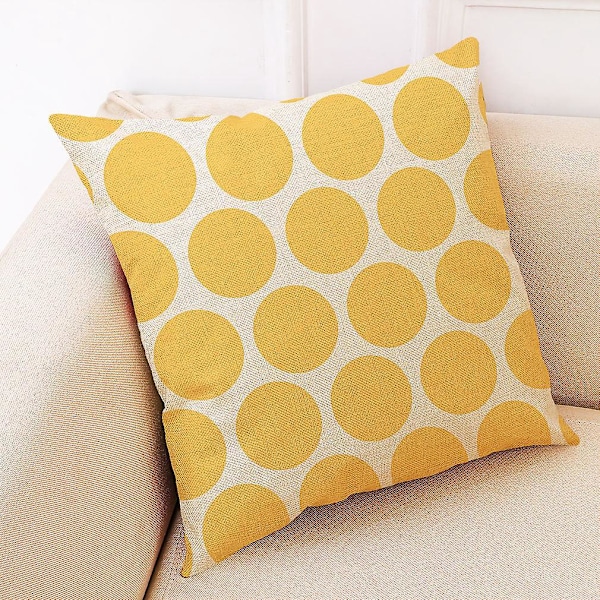 Et sett med 6 putetrekk 45 x 45 cm Dekorative putetrekk for sofa stue soverom stol hjem dekorasjon