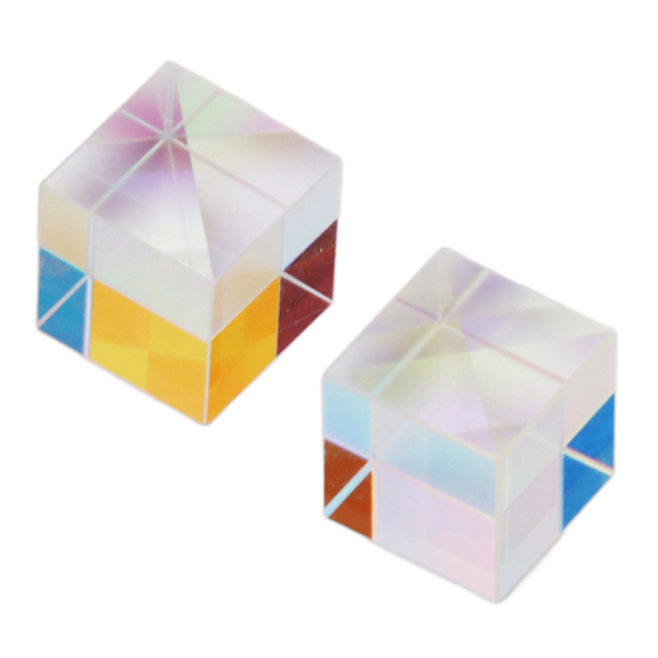2 kpl Optinen lasiprisma Mini Fantastic Refraction Smoothing Educational RGB Dispersio Prisma Valokuvauksen opetukseen