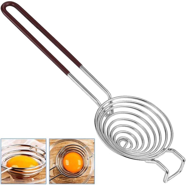 Rustfrit stål Æggeblomme og hvid Separator - Køkken Gadget