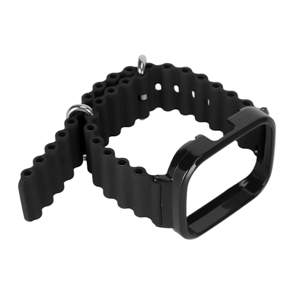2 in 1 vaihtokellon watch Redmi Watch 3:lle silikonisäädettävä watch ranneke case suojakuorella