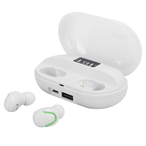 T2 True Wireless Bluetooth 5.0 Hörlurar HIFI Stereo Vattentät Digital Display Headset