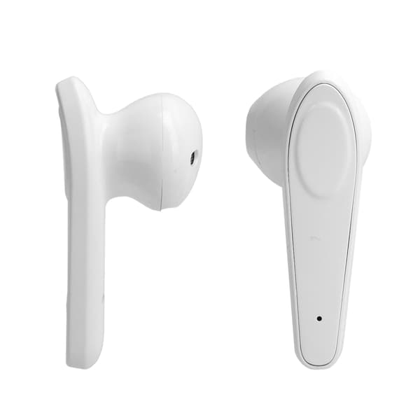 TWS Trådløst Bluetooth Headset Stereo Sportsøretelefon Touch Control Trådløst Headset Perlehvid