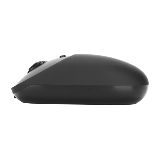 Trådløs mus 2.4G trådløs tre hastighets DPI ergonomisk design lydløs spillkontormus svart