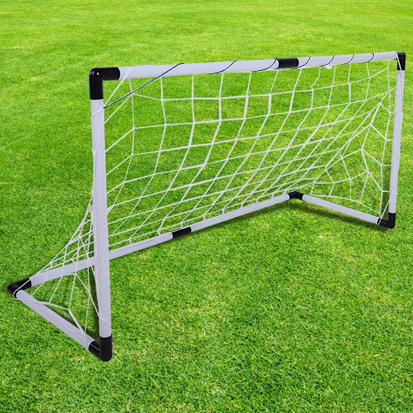 Oudoor Sammenleggbar Barn Fotball Fotball Goal Gate Kit med Baller Pump Kid Treningsleker