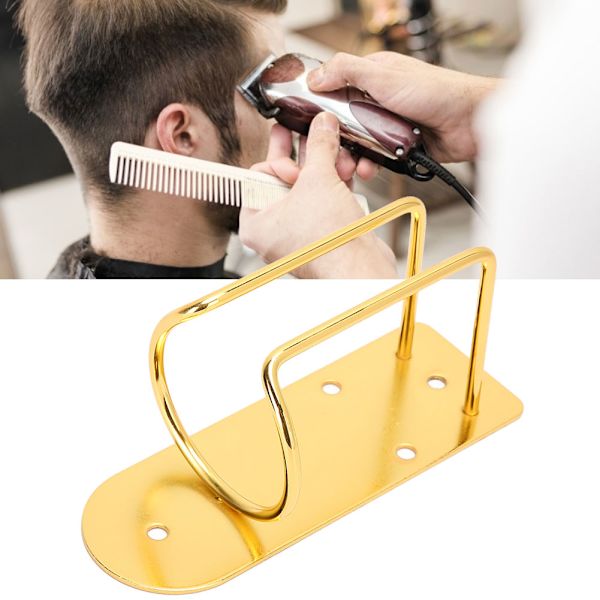 Elektrisk Hårklipper Holder Display Stativ Rustfrit Stål Barber Shop Hårklipper Stand Hylde