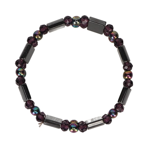 Magnetiskt armband, moderiktigt armband med flera färger, pärlor, ledvärk, smärtlindring, bantande magnetiskt armband för män och kvinnor
